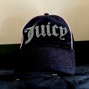 Juicy Couture rhinestone velour rhinestone hat never worn